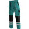 Pracovné nohavice CXS LUXY BRIGHT, pánske Veľkosť: 48, Farebnosť: Zelená/Čierna