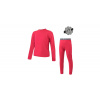 Detský merino set Sensor Merino Air tričko + šortky magenta 140