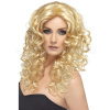 Parochňa - GLAMOUR - blond, dlhá 55 cm s kučerami, dámska