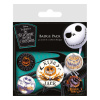 Odznak Nightmare before Christmas Pin-Back Buttons 5-Pack Colourful Shadows