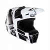 LEATT PRILBA MOTO 3.5 Detská Black White L