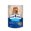 CLUB 4 PAWS Premium S lososom v omáčke pre dospelé psy miniatúrnych a malých plemien 100 g (4606)