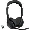 Jabra Evolve2 55 /Stereo/ANC/USB/BT-USB/Bezdrát/MS/Černá 25599-999-999