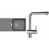 Set Schock S18-11 (dřez Manhattan D-100L Croma + baterie Epos.120 Chrom)