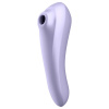 Satisfyer Dual Pleasure - inteligentný vzduchový 2v1 vibrátor (fialový)