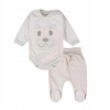 Detský komplet body a pyžamko, ecru s medvedíkom, Tup Tup, veľ. 74