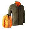 DEERHUNTER Gamekeeper Reversible Fleece Jacket - obojstranná bunda - Green&Orange