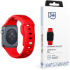 3mk Silicone Watch Strap pro Apple 38/40/41 mm Red 5903108565684