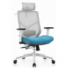Ergonomické bielo-modré kreslo HELLS Chair HC-1052, HC__5907196011450
