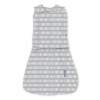 INGENUITY Zavinovačka bavlnená ulitka konvertibilná s voľným rukávom TOG 1 SwaddleMe™ Grey 3m+