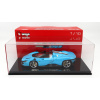 Bburago Ferrari Daytona Sp3 Closed Roof 2022 – Con Vetrina – With Showcase – Exclusive Carmodel 1:18 modrá