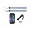 PC lišty 2x27 LED RGB music RAINBOW-X BLUETOOTH