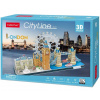 3D puzzle 107 dielikov. Mestská linka Londýn Cubic Fun 32470