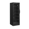 TEFCOLD Chladiaca skriňa krídlové dvere CEV 425 BLACK L/H, 345 l - čierna TEFCOLD