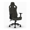 Herné kreslo Corsair T3 Rush Otočná tkanina Tmavosivá Dark Grey
