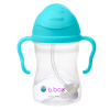 b.box Hrnček so slamkou - aqua 240 ml