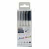 Japonské fixky MARVY Artist Brush #1100-5H Grey, 5 ks