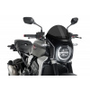 PUIG Plexi na motorku PUIG SEMI-FAIRING 3143F karbónový vzhľad tmavá dymová