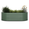 Blumfeldt High Grow Extended, vzvýšený záhon, 150 x 43 x 60 cm, z vlnitého oceľového plechu, jednoduchá montáž, odolný voči hrdzi a mrazu (GDMB4-Bl-HGEX-DM)