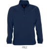 SOL´S NESS / Pánska fleecová mikina s 1/2 zipsom - navy XXXL