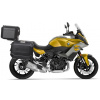 Shad kompletná sada čiernych hliníkových kufrov SHAD TERRA BLACK, 37L topcase 47L/47L bočné kufre, vrátane montážnej sady a platne SHAD BMW F 900 XR