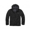 Brandit flísová bunda s kapucňou Teddyfleece Worker, čierna - XXL