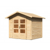 Dřevěný domek KARIBU TALKAU 3 (83335) natur LG1772