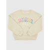 GAP Detská oversize mikina s logom Béžová S Béžová Béžová