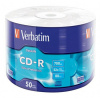 CD-R disk, 700MB, 52x, 50 ks, zmršťovacie balenie, VERBATIM 