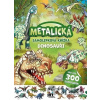 Metalická samolepková knížka Dinosauři - Jiří Models