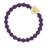 By Eloise London Gold Heart náramek / gumička do vlasů odstín purple pro ženy