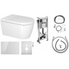 Duravit SensoWash súprava konštrukcia s misou, sedadlom a tlačidlom WD7014001000