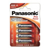 Batéria, AA tužková, 4 ks, PANASONIC Pro power