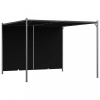 Záhradná pergola so zaťahovacou strechou 3x3 m Dekorhome