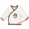 Kojenecka košieľka - Baby 56 Brown, viacstorivo s bundou (Krémová bunda t -shirt bamar nicol 56)