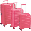 Sada cestovných kufrov Roncato - B-Flying 3-Set /Ružová - 11 Rosa 129 l