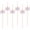 Brčka unicorn 6 ks 19,5 cm - Party Pal - Party Pal