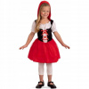 Kostým pre dievča - Karneval hračky Red Hood kostým na 110-116 (Šaty šaty Elsa Land of Ice 122/128)