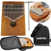 Kalimba Vibe K1 (PRENOSNÝ PIANO DREVENÝ KALIMBA 17 KEY PL AFRICAN NÁSTROJ)