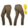 W-tec Moto jeansy Wallbridge Olive (Velikost: 40/32, Barva: olivově zelená)