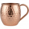 Medený hrnček s tepaným vzorom 450 ml 2 ks