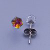 Krásne dámske náušnice s kamienkami Swarovski v troch variantoch farieb z chirurgickej ocele Erinite Krásne dámske náušnice s kamienkami Swarovski v troch variantoch farieb z chirurgickej ocele Erinite