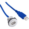 TRU COMPONENTS USB-12 USB-zásuvka 3.0 zásuvka, vstavateľná Množstvo: 1 ks; 1313909