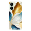 Silikonové pouzdro iSaprio - Xiaomi Redmi 13C / Poco C65 - Blue Leaves (Odolný silikonový kryt, obal, pouzdro iSaprio - Xiaomi Redmi 13C / Poco C65 - Blue Leaves - skvělá ochrana a pružnost, stylový U