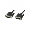 Techly 5.0m DVI-D Single Link M/M DVI kábel 5 m Čierna (ICOC-DVI-8050)