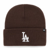47 Brand Pánská zimní čepice Los Angeles Dodgers MLB Sox Haymaker ’47 CUFF KNIT Brown