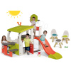 Smoby set hracie centrum Fun Center so šmykľavkou a Piknik stolík s dvoma stoličkami KidChair Red 310059-5