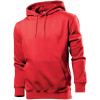 Mikina STEDMAN HOODED SWEATSHIRT MEN Scarlet červená M