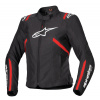 Bunda STELLA T-SPS 2 WATERPROOF, ALPINESTARS (čierna/biela/červená fluo, veľ. S)