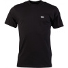 Vans MN LEFT CHEST LOGO TEE čierna,biela Pánske tričko S